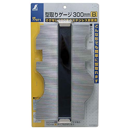SHINWA 300mm measurement moulage gauge ruler form contour model 77971 NEW_2