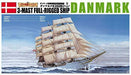 Aoshima 1/350 Scale Sailing Ship Danmark Plastic Model Kit NEW from Japan_1