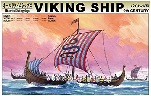 AOSHIMA Old Time Ships #3 Viking Ship 9th Century Plastic Model Kit 043172 NEW_2