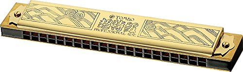 TOMBO NO.1921 The Super Deluxe Tombo Harmonica Key of A NEW from Japan_1