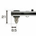 Annex bent up head-type offset ratchet screwdriver bit 9 pcs No.429 NEW_2