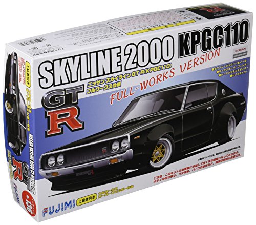 Fujimi ID136 Nissan Skyline 2000GT-R KPGC110 Ken & Merry Full Works Model Kit_1