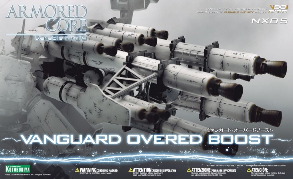 KOTOBUKIYA ARMORED CORE NX05 VANGUARD OVERED BOOST Plastic Model Kit NEW Japan_1