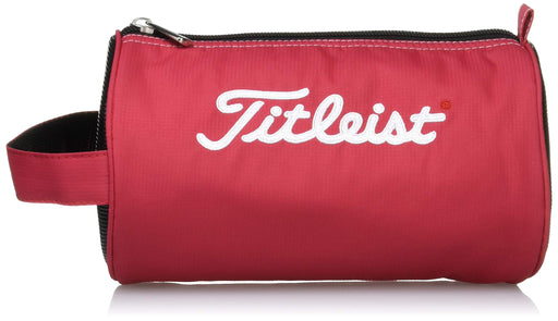 Titleist PCH9 Golf Ball Pouch Bag Carry Case RED W20xD12xH12cm Zip Closure NEW_1