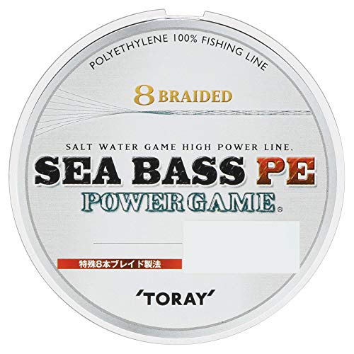 TORAY Seabass PE Power Game 15lb 150m NIP 8 strands White polyethylene NEW_3