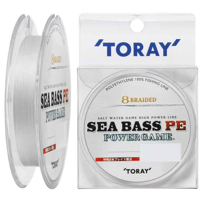 TORAY Seabass PE Power Game 20lb #1.2 150m 8 BRAID PE LINE White Made in Japan_1