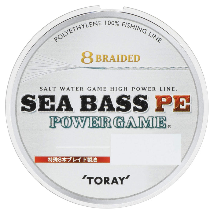 TORAY Seabass PE Power Game 20lb #1.2 150m 8 BRAID PE LINE White Made in Japan_3