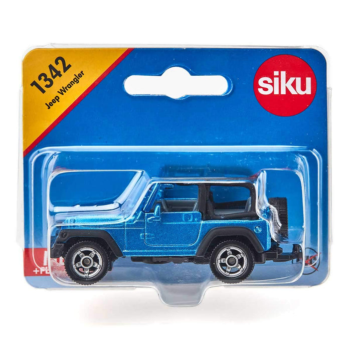 BorneLund SIKU Jeep Wrangler Blue SK1342 ‎304314 ABS Diecast Miniature Car NEW_6