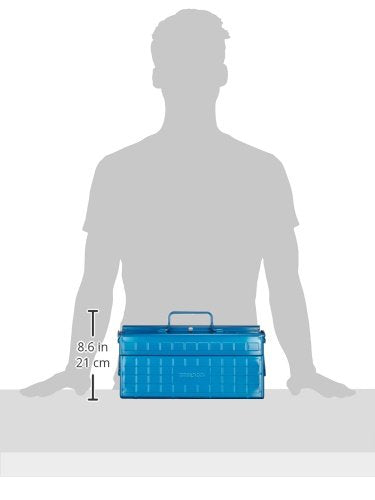 TRUSCO TWO-Stage Tool Box ST-350-B Blue Made In Japan (350x160x215mm) NEW_3