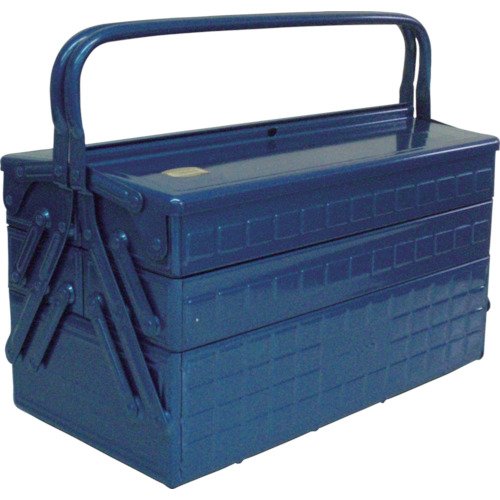 TRUSCO 3-stage tool box GT-410-B Blue [412 x 220 x 343mm] Alloy Steel NEW_1