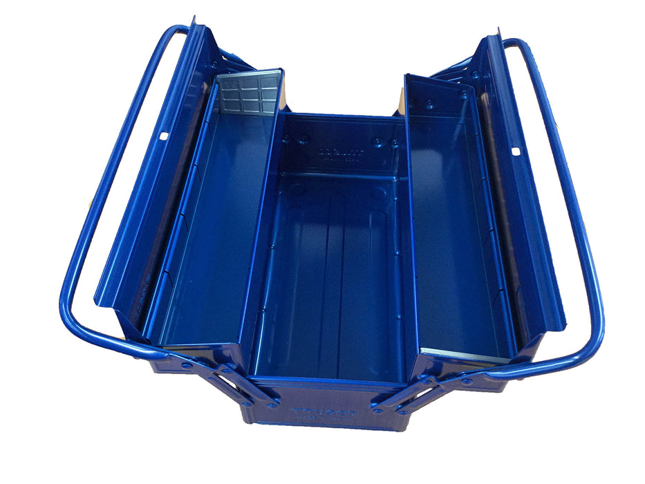 TRUSCO 2-stage tool box 350x160x260mm blue ST-3500-B Steel Made in Japan NEW_2