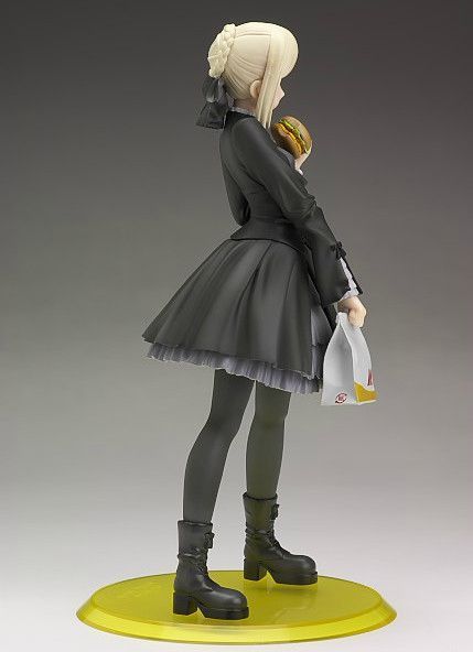 ALTER Fate/hollow ataraxia BLACK SABER Mokyu Mokyu Ver 1/8 PVC Figure NEW Japan_1