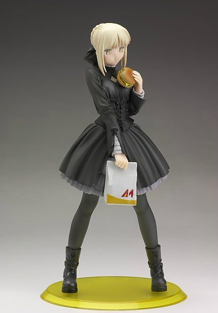 ALTER Fate/hollow ataraxia BLACK SABER Mokyu Mokyu Ver 1/8 PVC Figure NEW Japan_4