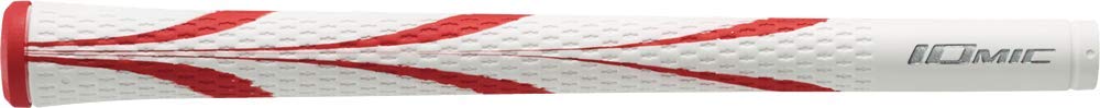 IOMIC Golf Grip Sticky Opus2 with Back Line White x Red Art Grip Series NEW_1