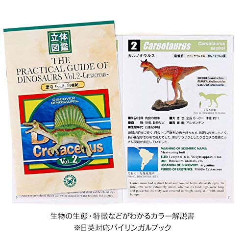Colorata Dinosaurs Dino Cretaceous No.2 Real Figure Box NEW from Japan_2