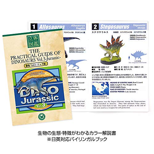 COLORATA real figure box Dino vol.3 dinosaur Jurassic 7 set NEW from Japan_2