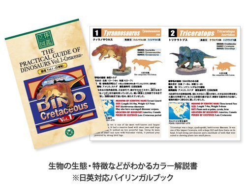 ha0645 COLORATA Real Figure box Dinosaur vol.1 (Cretaceous dinosaur ) NEW_2