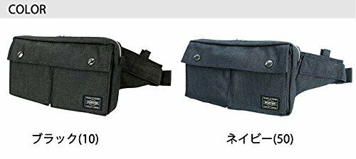 Yoshida PORTER SMOKY WAIST BAG 592-07507 Black NEW from Japan_4