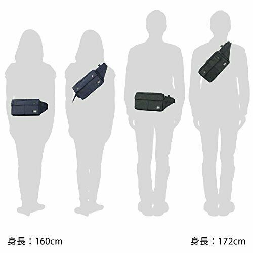 Yoshida PORTER SMOKY WAIST BAG 592-07507 Black NEW from Japan_8