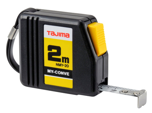TAJIMA Convex 2m x 13mm Micombe NMY-20BL Made in Japan Tape Measure with Strap_1