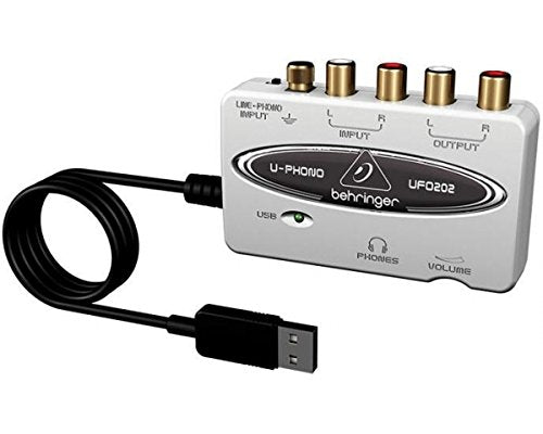 Behringer U-PHONO UFO202 Audio interface built-in cable NEW from Japan_1