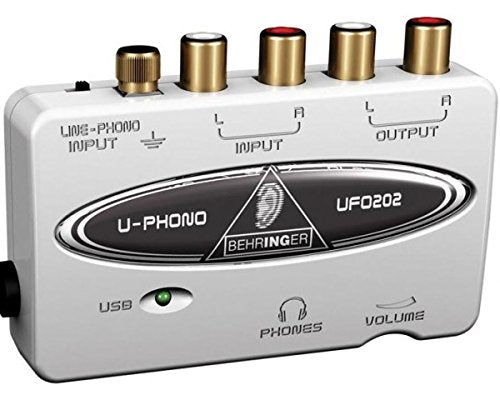Behringer U-PHONO UFO202 Audio interface built-in cable NEW from Japan_2