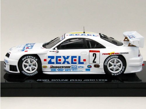 MMP EBRRO 1/43 scale Zexel Skyline 1998 # 2 White Model Car 44192 One Size NEW_4