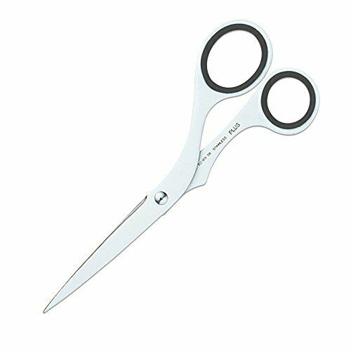 Plus twist ring stainless scissors extra black SC-165TR 34-921 NEW from Japan_1