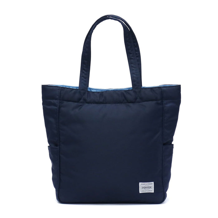 Yoshida Bag PORTER CREAM TOTE BAG Navy 549-06548 Made in JAPAN Nylon Snap NEW_1
