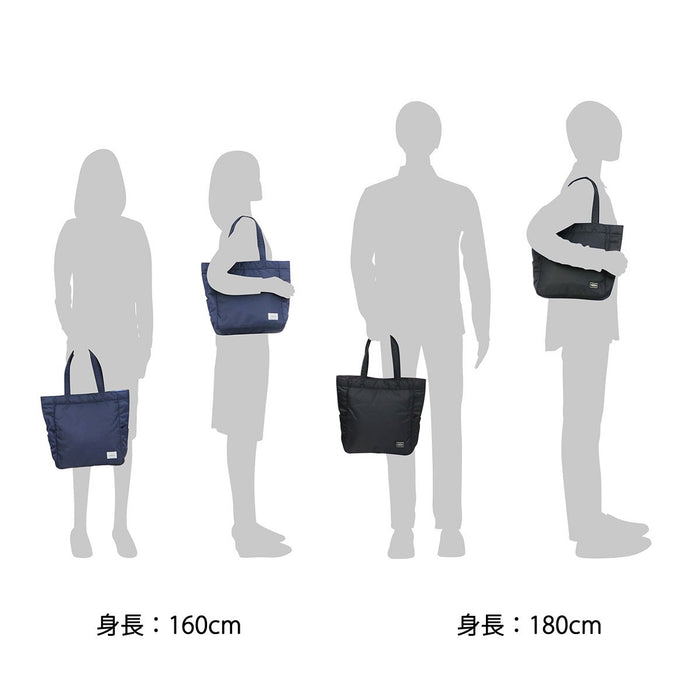 Yoshida Bag PORTER CREAM TOTE BAG Navy 549-06548 Made in JAPAN Nylon Snap NEW_3