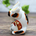 Japanese Maneki Neko Handstand Lucky Cat Kutani Ceramic Made in Japan NEW_5