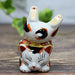 Japanese Maneki Neko Handstand Lucky Cat Kutani Ceramic Made in Japan NEW_7