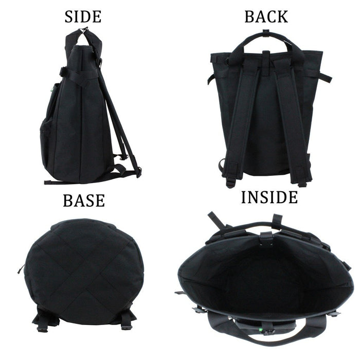 Yoshida Bag PORTER UNION RUCK SACK 782-08699 Black Made in Japan 28xH45cm NEW_3