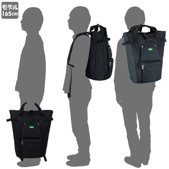 Yoshida Bag PORTER UNION RUCK SACK 782-08699 Black Made in Japan 28xH45cm NEW_4