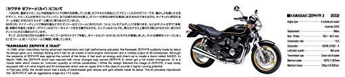 Aoshima 1/12 BIKE Kawasaki Zephyr &chi; '02 Model Plastic Model Kit from Japan_4