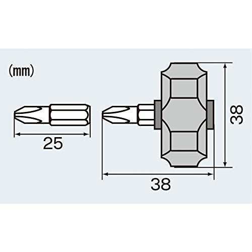 Engineers Petit Lacerta DR-54 ratchet screwdriver mini Stabi +No.2 NEW_3