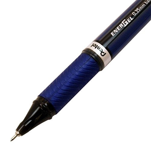 PENTEL Energel Euro Ballpoint Pen 0.35mm Needle Tip Black Ink BLN23-A NEW_2