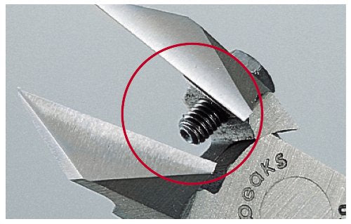 Three Peaks slant plastic nippers 150mm AP-150G-S Equipped w/spring Light Weight_3