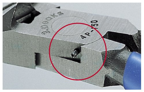 Three Peaks slant plastic nippers 150mm AP-150G-S Equipped w/spring Light Weight_4