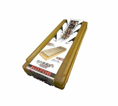 Shapton KUROMAKU Ceramic Whetstone Moss Rough #220 15mm w/Plastic Case NEW_1