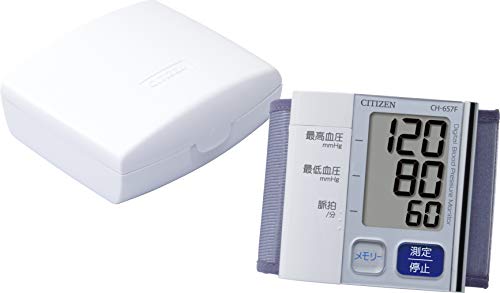 Citizen Electronic Blood Pressure Monitor Wrist Type CH-657F ABS, acrylic NEW_1