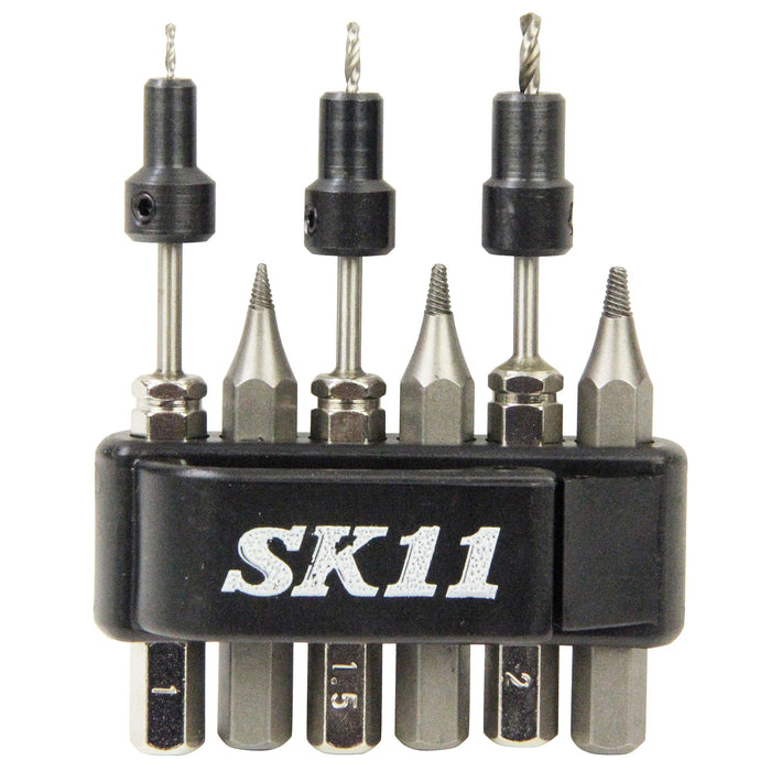 SK11 screw unplug bit No.4 set Screwdriver with a crushed head(Wood screws only)_1