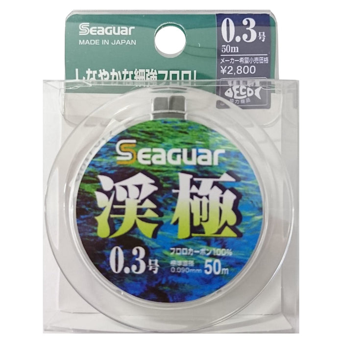 KUREHA Seaguar Kei kyoku 50m #0.3 Freshwater Fishing Line Fluorocarbon NEW_1