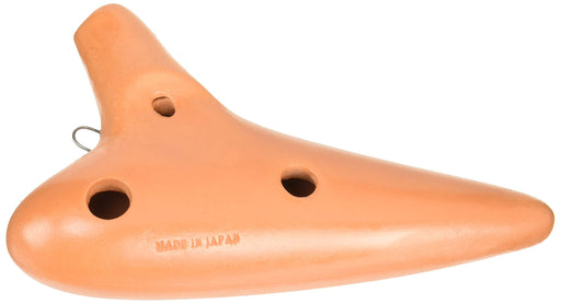 POPOLO Ocarina S-AC Terracotta Alto C tube 170Lx100Hx45Wmm NEW from Japan_2