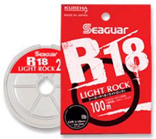 KUREHA Seaguar R-18 LIGHT ROCK 100m 3lb Clear Saltwater Fishing Line NEW_1