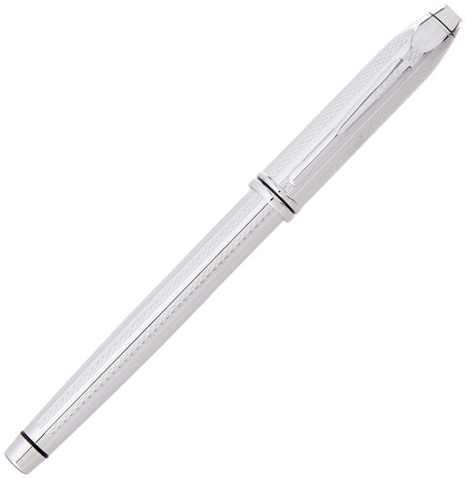 Cross Fountain Pen F Fine Point Townsend AT0046-1F Brass Base Platinum Plate NEW_1