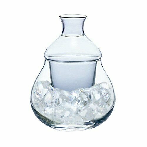 Japanese SAKE Bottle Tokkuri Reishu Iced Glass Carafe Variation 220ml Blue NEW_2