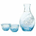 Sake bottle set cold sake glass (carafe, 2 glasses) G604-M70  NEW from Japan_2