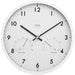 Lemnos Wall Clock White LC09-11W BW Air clock temperature and humidity NEW_1