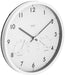 Lemnos Wall Clock White LC09-11W BW Air clock temperature and humidity NEW_3